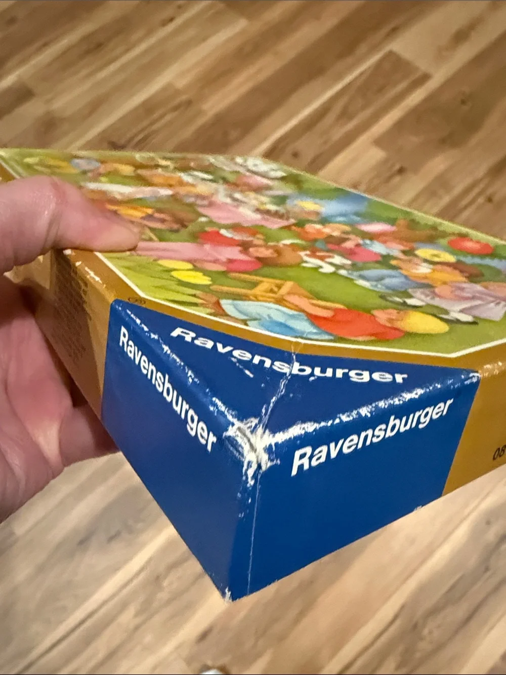Ravensburger Vintage 1980s Colorful Childrens Picnic Puzzle with Balloons